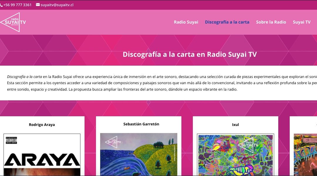 Radio Suyai TV, anuncia su nueva sección «Discografía a la carta»