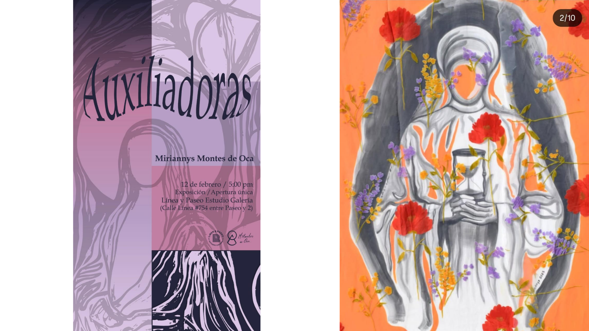 Auxiliadoras de Miriannys Montes de Oca en Estudio Galería